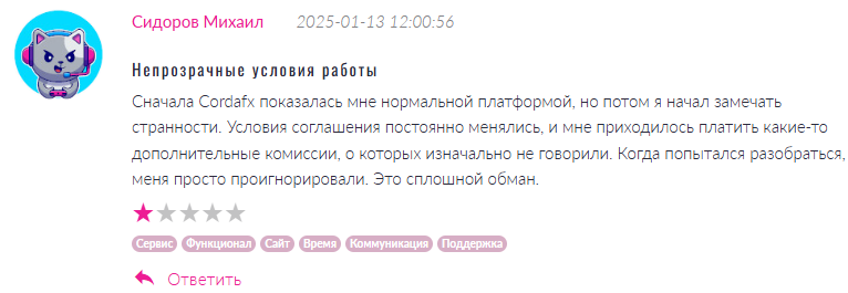 Cordafx 3 скрин