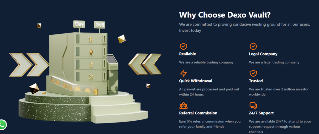 Dexo Vault 1 скрин