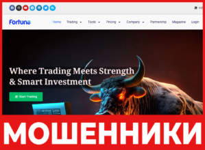 FortunaMarkets лицевая сторона скрин