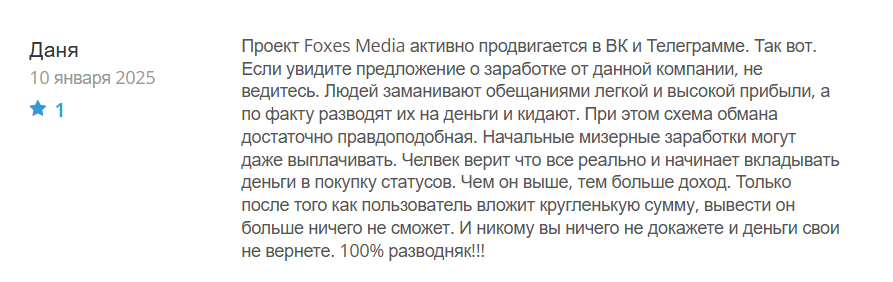 Foxes Media_1 скрин