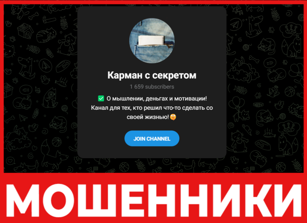 Карман с секретом лицевая сторона скрин