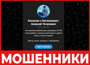 Кошелек с Биткоинами Алексей Чечукевич лицевая сторона скрин