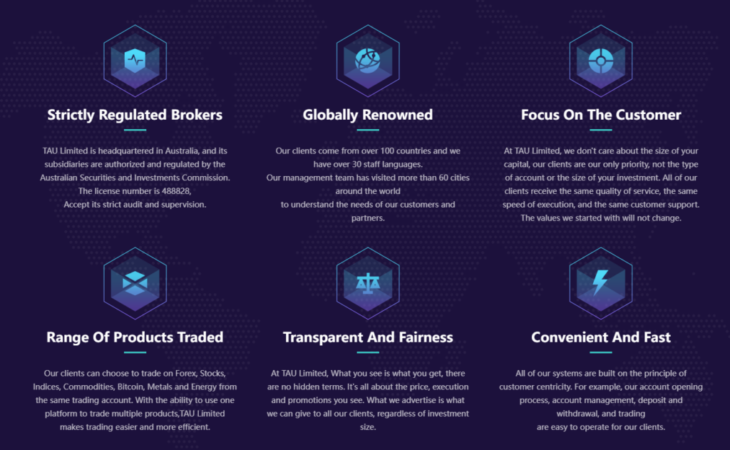 TAU Limited 1 скрин