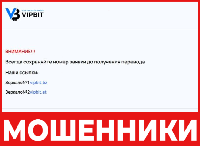 VIP BIT лицевая сторона скрин