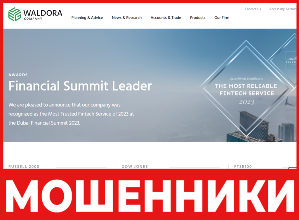 Waldora лицевая сторона скрин