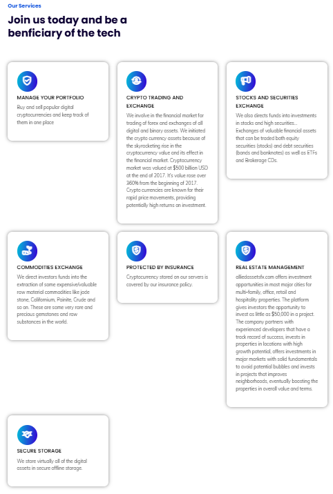 ALLIED ASSETS 2 скрин