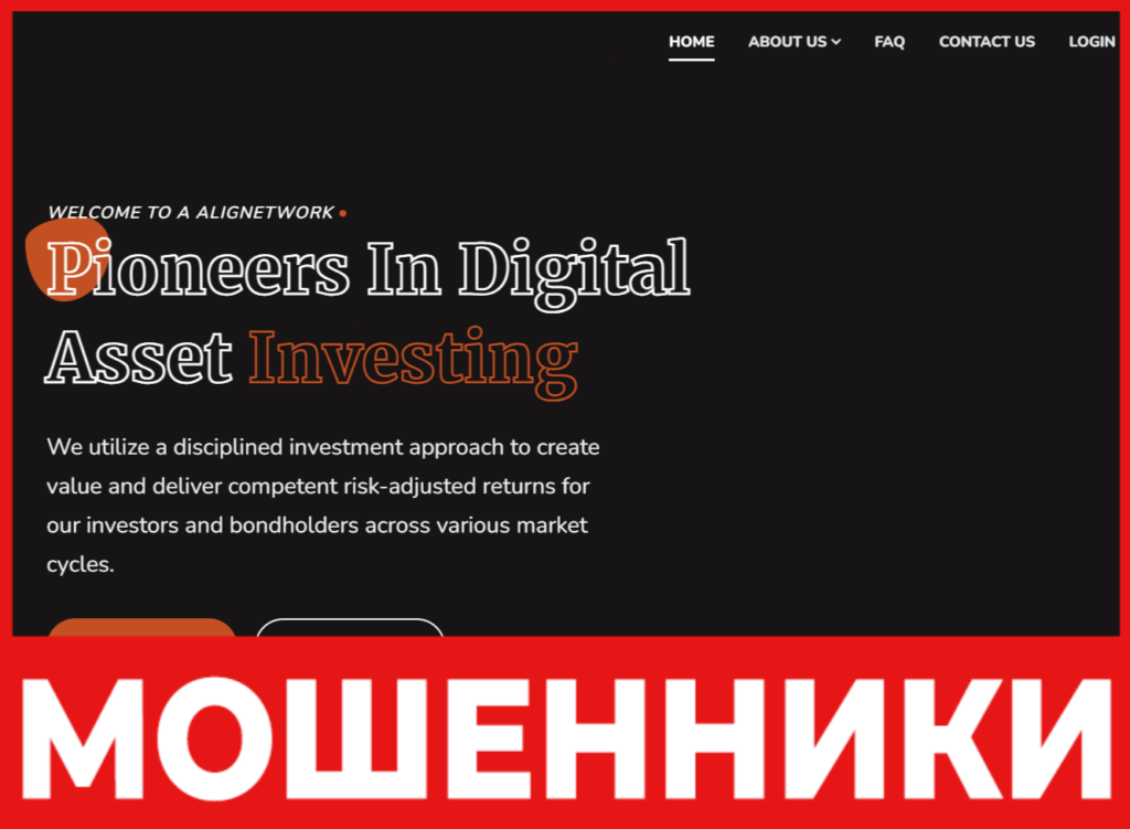 Alignetwork лицевая сторона скрин