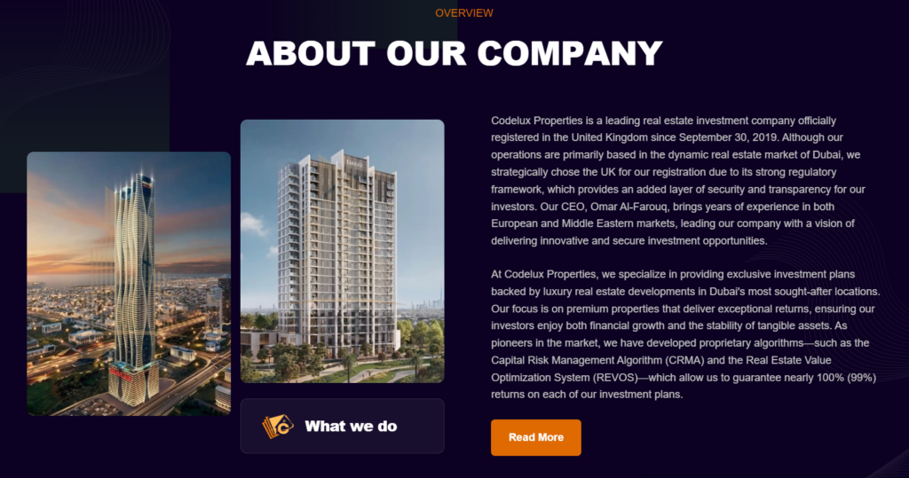 Codelux Properties 2 скрин