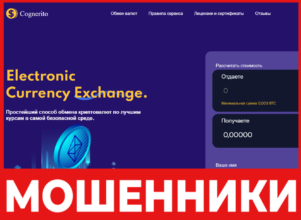 Cognerito лицевая сторона скрин