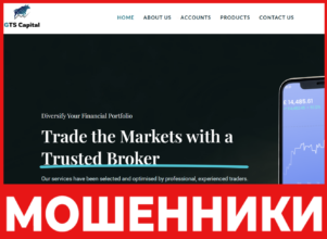 GTS Capital лицевая сторона скрин