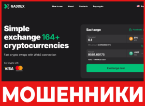 Gaddex лицевая сторона скрин