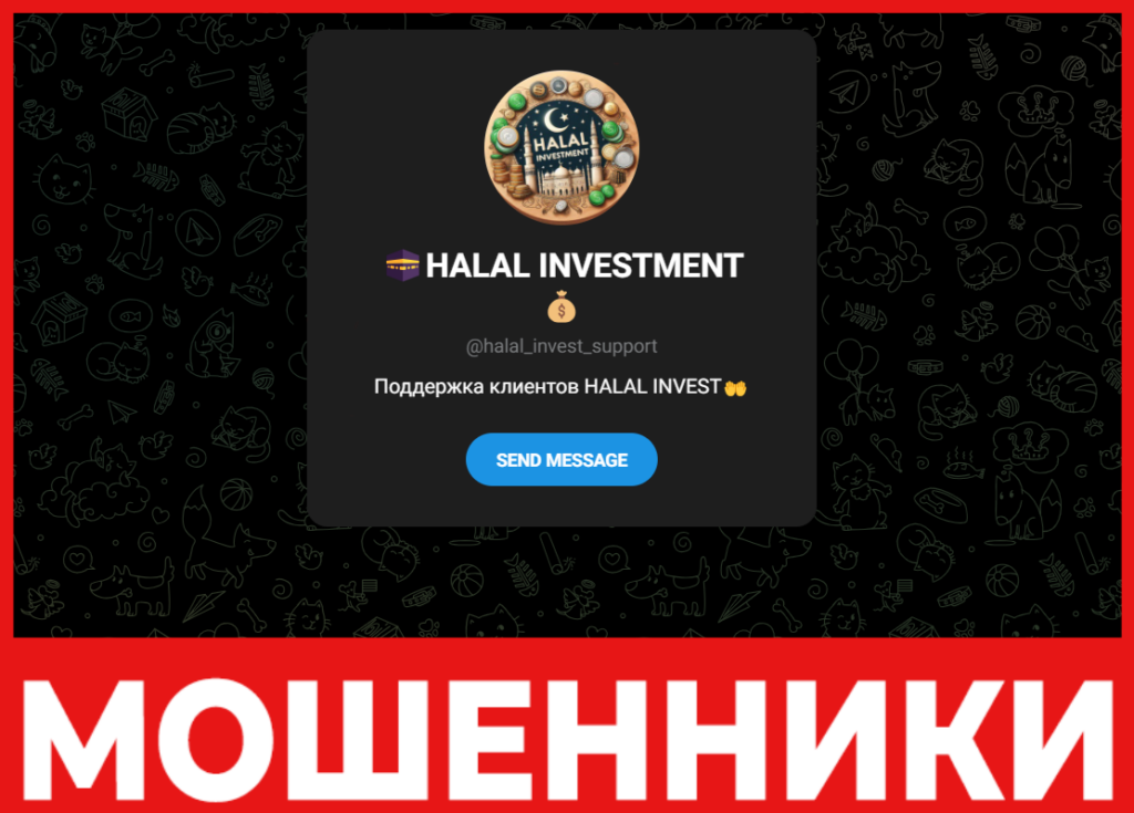 HALAL INVESTMENT лицевая сторона скрин