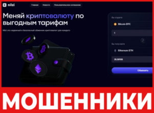 Nilzi лицевая сторона скрин