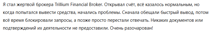 Trillium Financial Broker 3 скрин