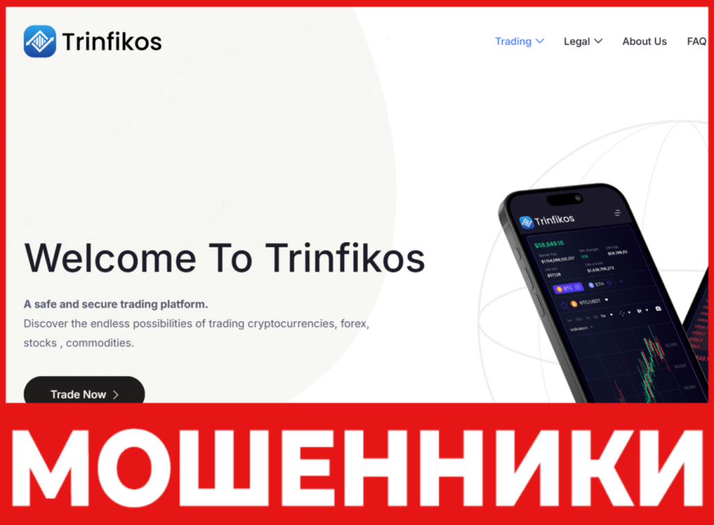 Trinfikos лицевая сторона скрин
