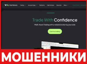 Vida Markets лицевая сторона скрин