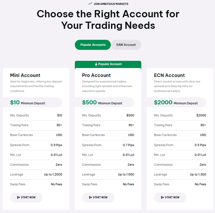 Ambitious Capital Limited 2 скрин