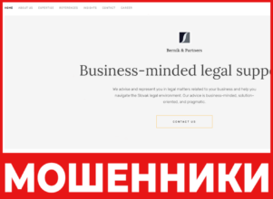 Bernik Partners лицевая сторона скрин