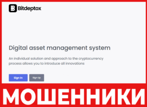 Bitdeptox лицевая сторона скрин