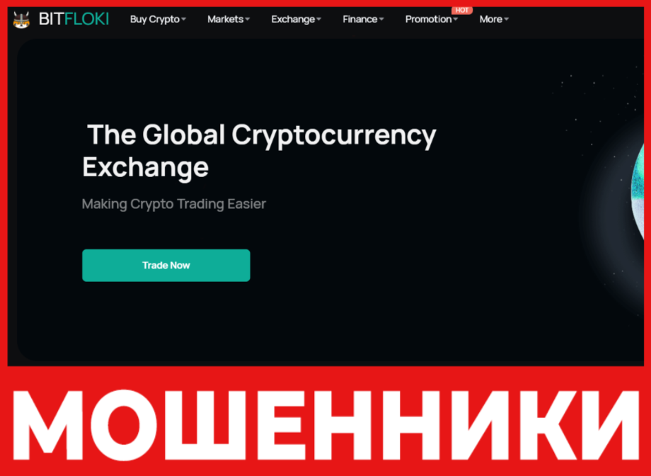 Bitfloki лицевая сторона скрин