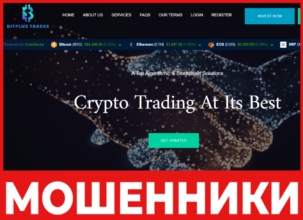 Bitpux Tradex лицевая сторона скрин