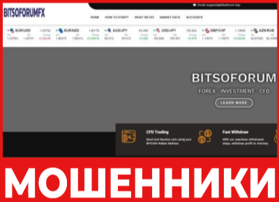 Bitsoforumfx лицевая сторона скрин
