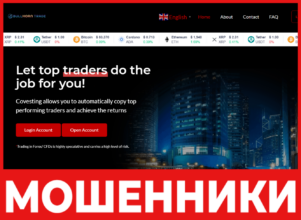 Bullhorn Trade лицевая сторона скрин
