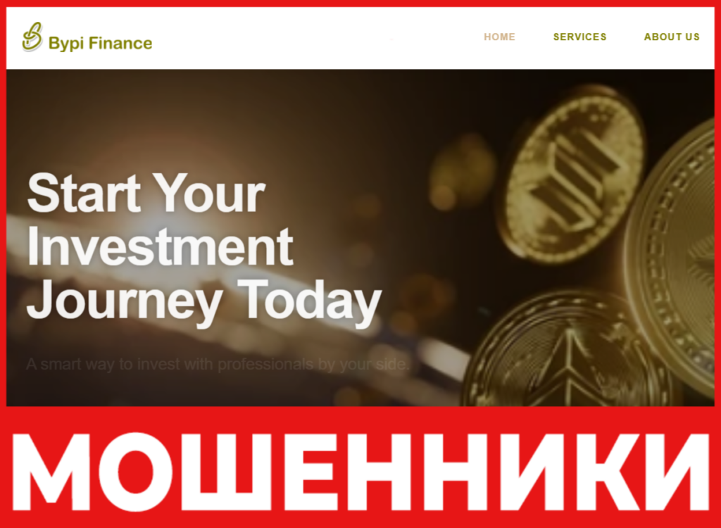 Bypi Finance лицевая сторона скрин