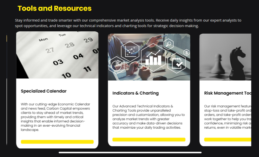 Carbon Capital 1 скрин