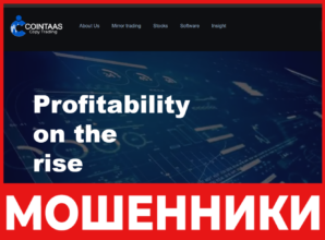 Cointaas лицевая сторона скрин