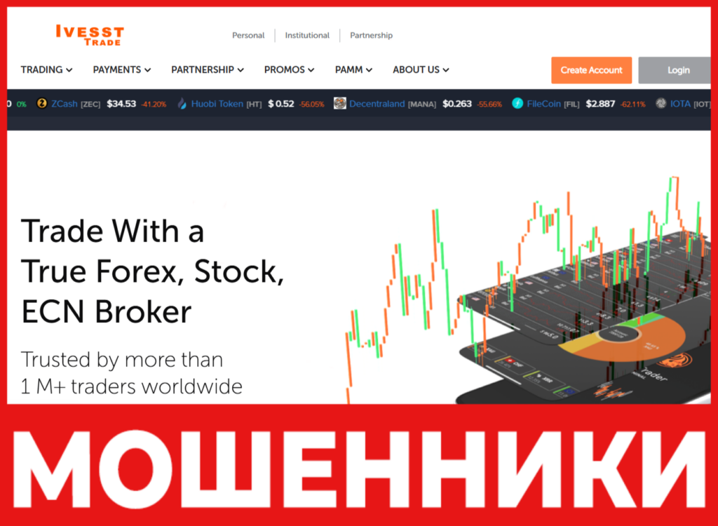 Ivesst Trade лицевая сторона скрин