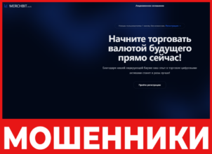 MERCHBIT лицевая сторона скрин