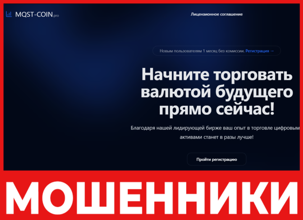 MQST COIN лицевая сторона скрин