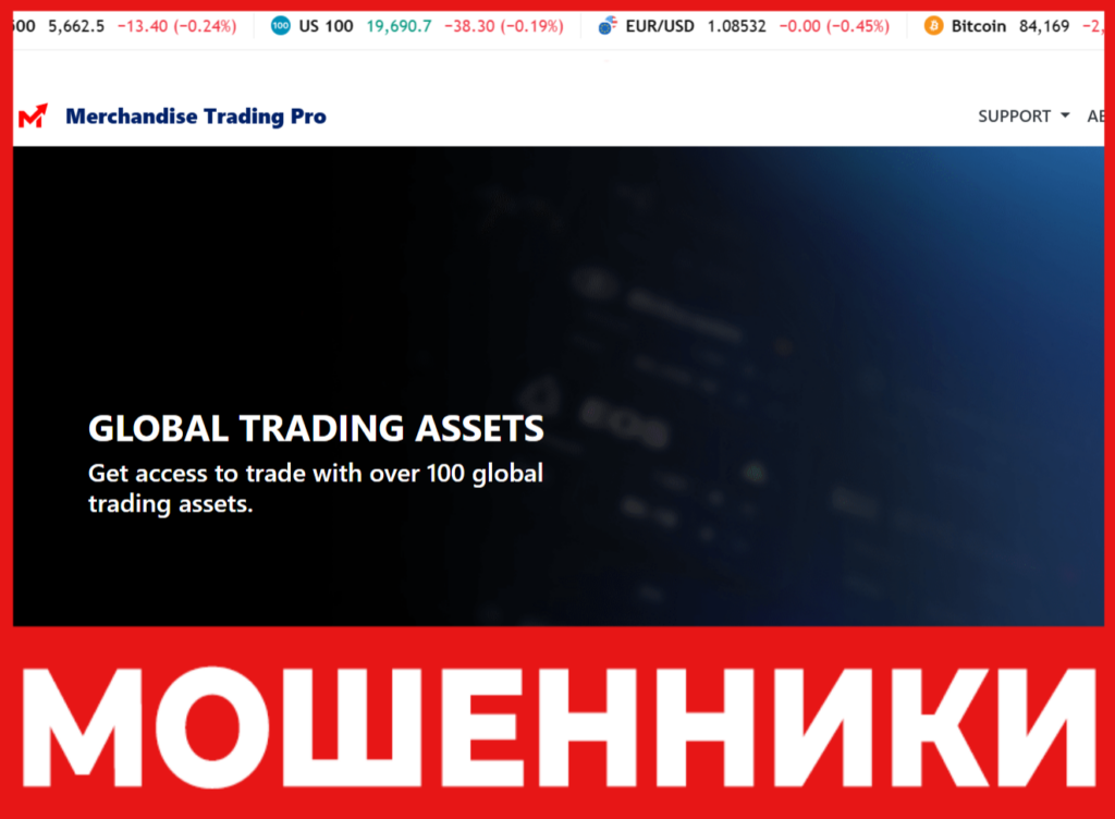 Merchandise Trading Pro лицевая сторона скрин