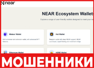 Near Wallet лицевая сторона скрин