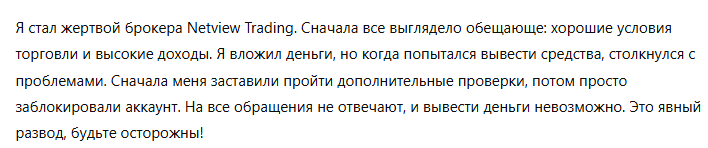 Netview Trading 3 скрин