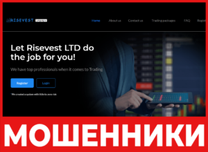 Risevest LTD лицевая сторона скрин