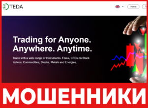 TEDA Global Limited лицевая сторона скрин