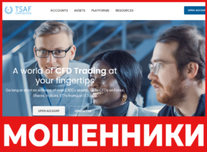 TSAF Corporation лицевая сторона скрин