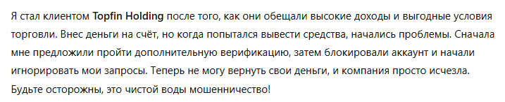 Topfin Holding 3 скрин