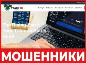 Trade Fx Online лицевая сторона скрин