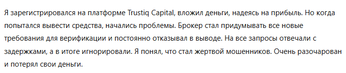 Trustiq Capital 3 скрин