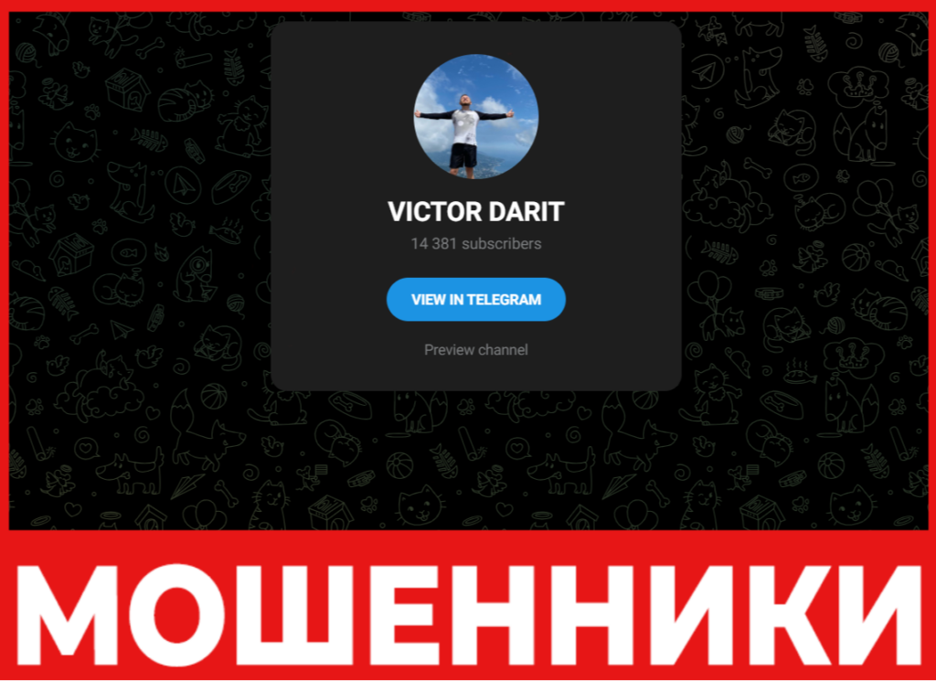 VICTOR DARIT лицевая сторона скрин