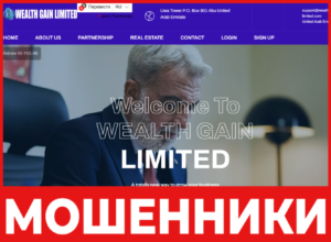 WEATH GAIN LIMITED лицевая сторона скрин
