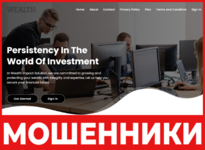 Wealth Impact Solution лицевая сторона скрин