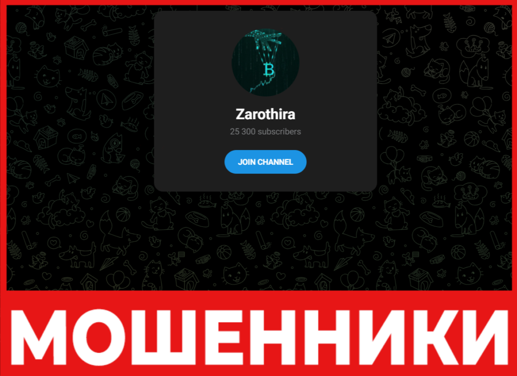 Zarothira лицевая сторона скрин