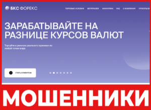 БКС Форекс лицевая сторона скрини