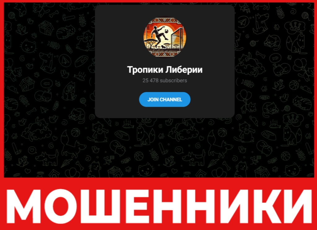 Тропики Либерии лицевая сторона скрин