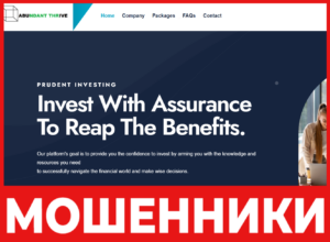 Abundant Thrive лицевая сторона скрин