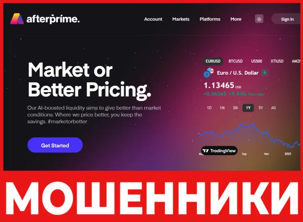 Afterprime лицевая сторона скрин